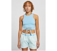 Urban Classics Ladies Cropped Knot Top Balticblue Taglia: XL | Canottiere Outlet | Donna | Blu