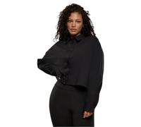 Urban Classics Ladies Cropped Oversized Blouse Camicia da Donna, Black