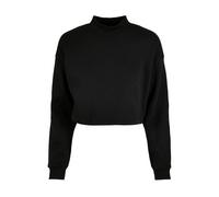 Urban Classics Ladies Cropped Oversized Sweat High Neck Crew Black Taglia: M | Maglioni Outlet | Donna | Nero