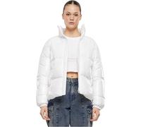 Urban Classics Ladies cropped peached puffer jacket Donna Giacca invernale nero