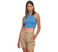 Urban Classics Ladies Cropped Rib Top Canottiera da Donna Donna