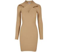 Urban Classics Ladies Crossed Rib Knit Dress Unionbeige Taglia: L | Abiti Midi Outlet | Donna |