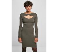 Urban Classics Ladies Cut Out Dress Olive Taglia: S | Abiti Mini Outlet | Donna | Verde