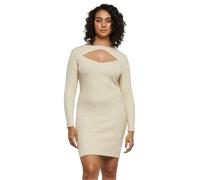 Urban Classics Ladies Cut out Dress Vestito, Sand, XXXL Donna