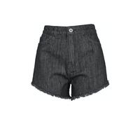 Urban Classics Pantaloncini Da Donna, Denim, Noirnoir (Nero Lavato 00709), S
