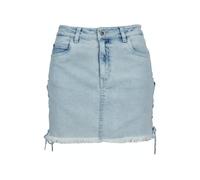 Urban Classics Ladies Denim Lace Up Skirt Blue Bleached Taglia: 27 | Gonne di jeans Outlet | Donna | Blu