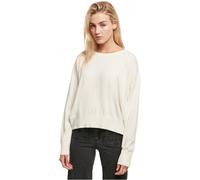 Urban Classics Ladies EcoVero Oversized Basic Sweater, Felpa, Donna, Bianco (Whitesand), XL
