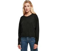 Urban Classics Ladies EcoVero Oversized Basic Sweater, Felpa, Donna, Nero (Black), XXL