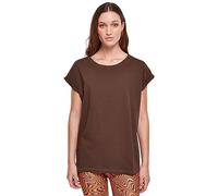 Urban Classics Ladies Extended Shoulder Tee Donna T-Shirt Nero Largo