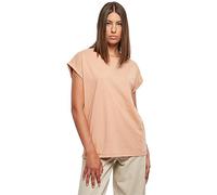 Urban Classics Ladies Extended Shoulder Tee, Maglietta Donna, Giallo (Amber), 3XL EU