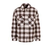 Urban Classics Ladies Flanell Padded Overshirt Pink/brown Taglia: M | Sovracamicie Outlet | Donna | Rosa