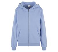 Urban Classics Felpa con Cappuccio da Donna Fluffy Zip Hoody, Morbida Felpa con Cappuccio con Cerniera per Donna, Blu Polvere, L
