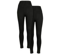 Urban Classics Ladies High Cintola Jersey Leggings 2-Pack Donna Sportivi