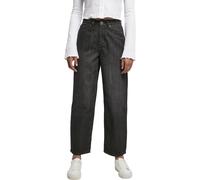 Urban Classics Ladies High Cintola Wide Gamba Ritagliato Denim Pantaloni Jeans