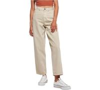 Urban Classics Ladies High Waist 90´s Wide Leg Denim Pants, Pantaloni Donna, Bianco (Offwhite Raw), 29