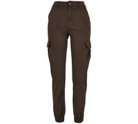 Urban Classics High Waist Cargo Pants, Pantaloni Donna, Brown, 29