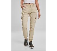 Urban Classics Ladies High Waist Cargo Pants Concrete Taglia: 28 | Pantaloni cargo Outlet | Donna | Grigio