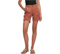 Urban Classics Ladies High Waist Cargo Shorts Pantaloni, Terracotta, 56 Donna
