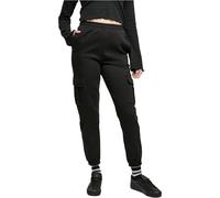 Urban Classics Ladies High Waist Cargo Sweat Trousers Donna Pantaloni Nero S