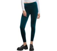 Urban Classics Ladies High Waist Velvet Leggings, Blu (Teal), 4XL Donna