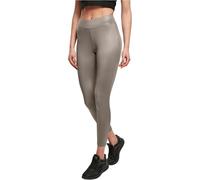 Urban Classics Ladies Imitation Leather Leggings, Asfalto, XXL Donna