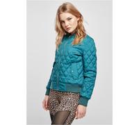 Urban Classics Ladies Jacket Ladies Diamond Quilt Nylon Jacket Jasper 5XL Turchese