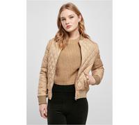 Urban Classics Ladies Jacket Ladies Diamond Quilt Nylon Jacket Unionbeige 3XL Beige