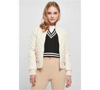 Urban Classics Ladies Jacket Ladies Diamond Quilt Nylon Jacket Whitesand 3XL Beige