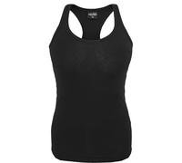 Urban Classics Ladies Jersey Tanktop Donna Top Nero S 95% Cotone, 5% Spandex Regular
