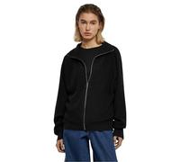 Urban Classics Ladies Knitted Zip Cardigan Maglione, Black, XS Donna