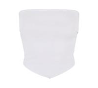 Urban Classics Ladies Knotted Bandeau Top, Canottiera Donna, White,