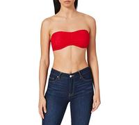 Urban Classics Ladies Laces Bandeau Top, Rosso (Red 00199), M Donna