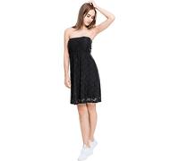 Urban Classics Ladies Laces Dress Donna Miniabito Nero 5XL 94% Nylon, 6% elasthane