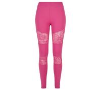 URBAN CLASSICS Leggings Donna in Pizzo, Leggins Sportivi con Retina in Pizzo, Ideale per Fitness e Yoga, Disponibile in 3 Colori e Taglie da XS - 5XL