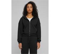 Urban Classics Ladies Ladies Cozy Short Zip Hoody TB6864 3XL Nero