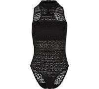 Urban Classics Ladies Ladies Crochet Jersey Dolcevita Corpo S Nero