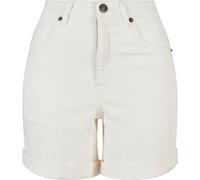 Urban Classics Ladies Ladies Organic Stretch Denim 5 Pocket Offwhite Raw 31 Bianco