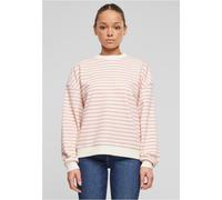 Urban Classics Oversized Striped Sweatshirt Rosa L Donna