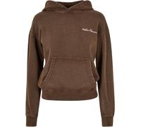 Urban Classics Ladies Small Embroidery Terry Hoody, Felpa con Cappuccio, Donna, Marrone (Brown), S