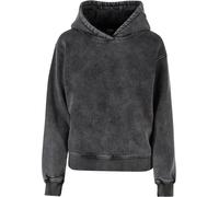 Urban Classics Ladies Ladies Stone felpa con cappuccio lavata S Nero