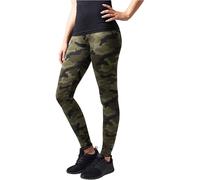 Urban Classics Ladies Leggings, Multicolore (Wood Camo), S Donna