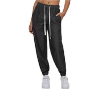 Urban Classics Ladies Light Denim Jogpants, Pantaloni Donna, Black,