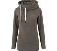 Urban Classics Ladies Long Logopatch Hoody Felpa, Verde (Olive 176), XS Donna