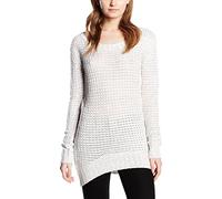 Urban Classics Ladies Long Wideneck Sweater Donna Maglione Panna M 100% poliacrilico Regular