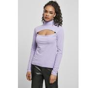 Urban Classics Ladies Longsleeve Ladies Cut-Out Turtleneck Longsleeve Lavanda 5XL Viola