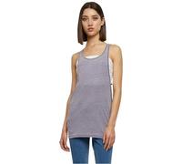Canottiera da donna Urban Classic loose burnout Bleu M