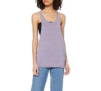 Urban Classics Ladies Loose Burnout Tanktop Donna Top Grigio/Blu XL 65% Poliestere, 35% Cotone Largo