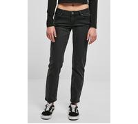 Urban Classics Ladies Low Waist Straight Denim Pants Black Washed Taglia: 32 | Outlet | Donna | Blu