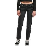Urban Classics Ladies Low Waist Straight Denim Pants Black Washed Taglia: 30 | Outlet | Donna | Blu