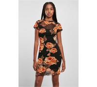 Urban Classics Ladies Maglia Doppio Strato Vestito Meshkleid Corto Slim Fit